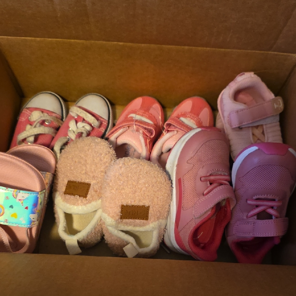 Pink Kids Sneakers